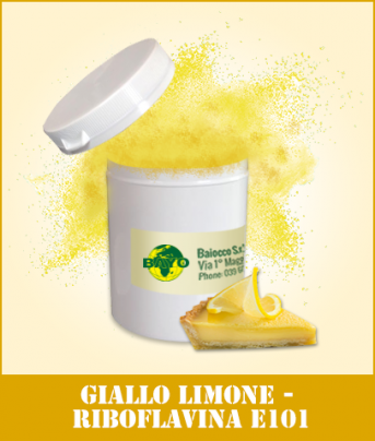 Giallo limone - Riblofavina E101